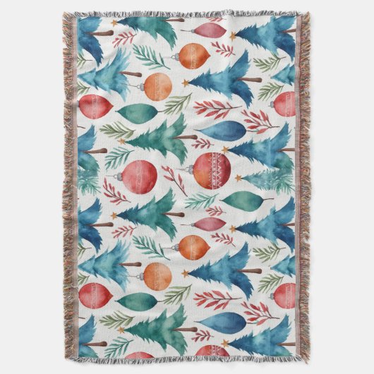 Weihnachtsbaummuster Decke (Vorderseite Vertikal)