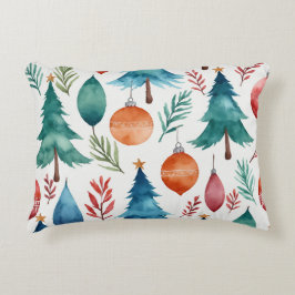 Weihnachtsbaummuster Dekokissen