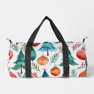 Weihnachtsbaummuster Duffle Bag