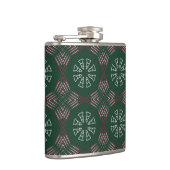 Weihnachtsbaummuster Flachmann (Rechts)