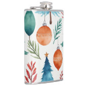 Weihnachtsbaummuster Flachmann (Rechts)