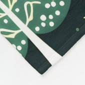 Weihnachtsbaummuster Fleecedecke (Ecke)