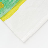 Weihnachtsbaummuster Fleecedecke (Ecke)