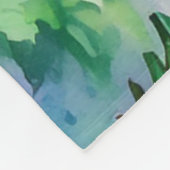 Weihnachtsbaummuster Fleecedecke (Ecke)