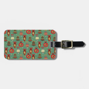 Weihnachtsbaummuster Gepäckanhänger