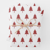 Weihnachtsbaummuster Geschenke Geschenkpapier Set (Beispiel)