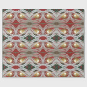 Weihnachtsbaummuster Geschenkpapier (Flach)