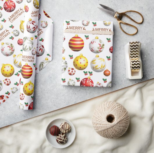 Weihnachtsbaummuster Geschenkpapier (Kunsthandwerk)