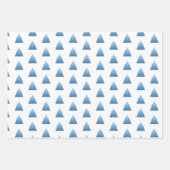 Weihnachtsbaummuster Geschenkpapier Set (Vorderseite)