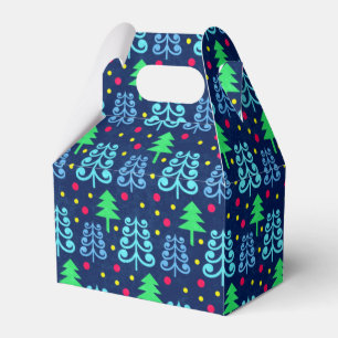 Weihnachtsbaummuster Geschenkschachtel