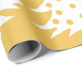 Weihnachtsbaummuster in weiß geschenkpapier (Rolleneckpunkt)