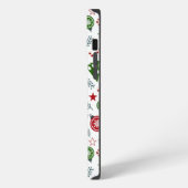 Weihnachtsbaummuster iPhone Hülle (Linke Seite)