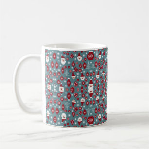 Weihnachtsbaummuster Kaffeetasse