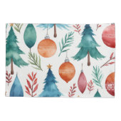 Weihnachtsbaummuster Kissenbezug (Rückseite)