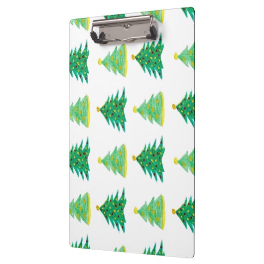 Weihnachtsbaummuster Klemmbrett (Links)