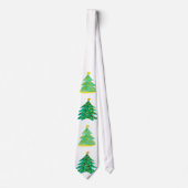 Weihnachtsbaummuster Krawatte (Vorderseite)