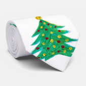 Weihnachtsbaummuster Krawatte (Gerollt)