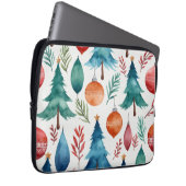 Weihnachtsbaummuster Laptopschutzhülle (Vorne Rechts)