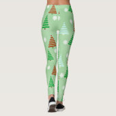Weihnachtsbaummuster Leggings (Rückseite)