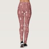 Weihnachtsbaummuster Leggings (Rückseite)