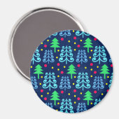 Weihnachtsbaummuster Magnet (Vorderseite/Rückseite)
