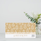 Weihnachtsbaummuster Mein benutzerdefiniertes Firm (Stehend Vorderseite)