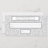 Weihnachtsbaummuster Mein benutzerdefiniertes Firm (Rückseite)