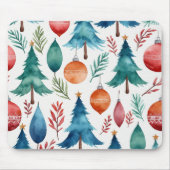 Weihnachtsbaummuster Mousepad (Vorne)