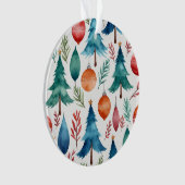 Weihnachtsbaummuster Ornament (Vorderseite)