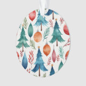 Weihnachtsbaummuster Ornament (Vorderseite)