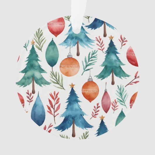Weihnachtsbaummuster Ornament (Vorderseite)