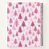 Weihnachtsbaummuster Rezept Notizblock (Rückseite)