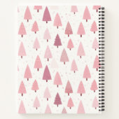 Weihnachtsbaummuster Rezept Notizblock (Rückseite)