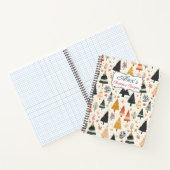 Weihnachtsbaummuster Rezept Notizblock (Innenseite)