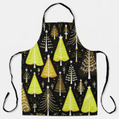 Weihnachtsbaummuster Schürze (Vorderseite)