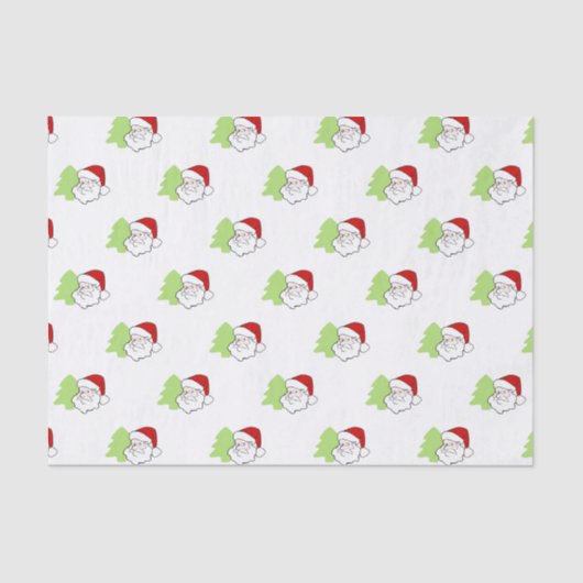 Weihnachtsbaummuster Seidenpapier (Vorderseite)