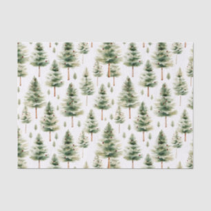 Weihnachtsbaummuster Seidenpapier