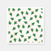 Weihnachtsbaummuster Serviette (Vorderseite)