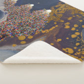 Weihnachtsbaummuster Sherpadecke (3/4)