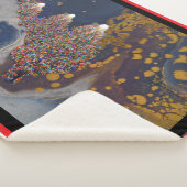 Weihnachtsbaummuster Sherpadecke (3/4)