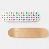 Weihnachtsbaummuster Skateboard (Horizontal)