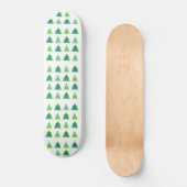 Weihnachtsbaummuster Skateboard (Vorderseite)
