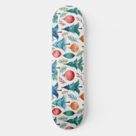 Weihnachtsbaummuster Skateboard