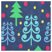 Weihnachtsbaummuster Stoff (Nahaufnahme)
