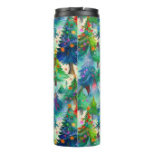 Weihnachtsbaummuster Thermosbecher (Rückseite)