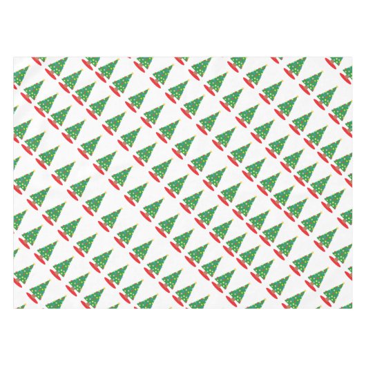 Weihnachtsbaummuster Tischdecke (Vorderseite (Horizontal))