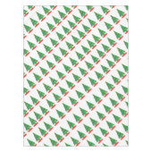 Weihnachtsbaummuster Tischdecke (Vorderseite)