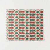 Weihnachtsbaummuster Wandteppich (Vorderseite (Horizontal))