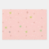 Weihnachtsbaummuster Wasserfarbe Frohe Weihnachten Geschenkpapier Set (Vorderseite 2)