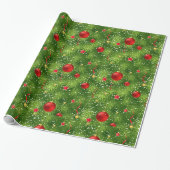 Weihnachtsbaummuster Wrapping Paper Geschenkpapier (Ungerollt)